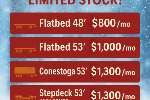 FLATBED WABASH COMBO CAL 53'